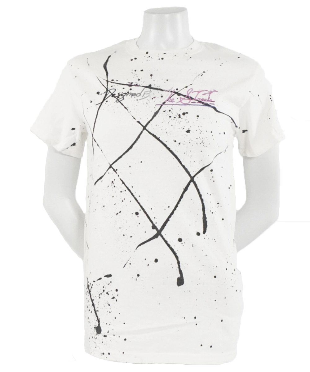 Signature Paint splash T-shirt white