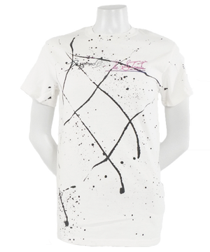 Signature Paint splash T-shirt white