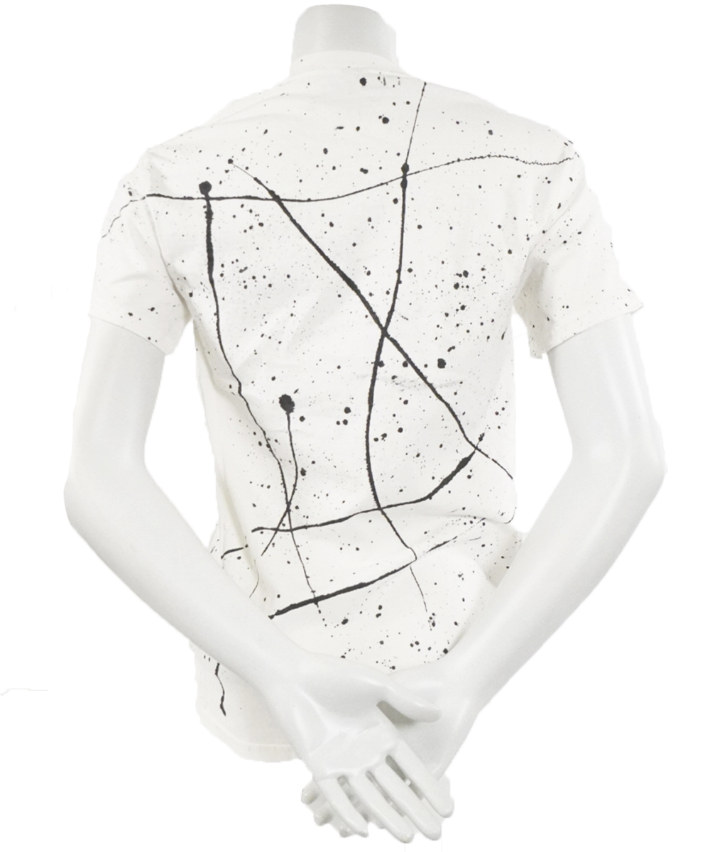 Signature Paint splash T-shirt white