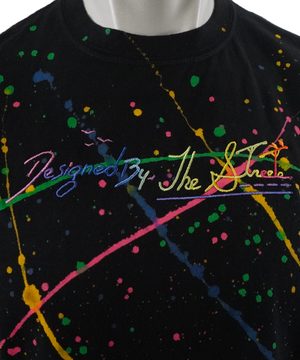 Signature Paint splash T-shirt Blk