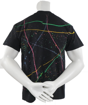 Signature Paint splash T-shirt Blk