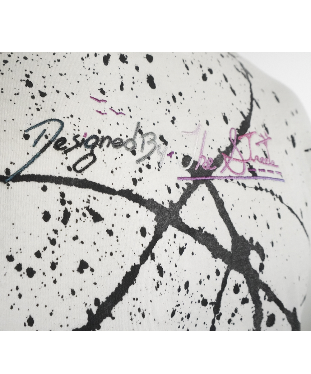 Signature Paint splash T-shirt white