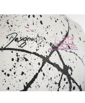 Signature Paint splash T-shirt white