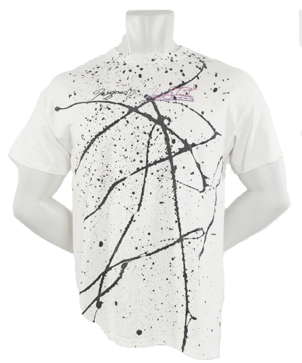 Signature Paint splash T-shirt white