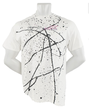 Signature Paint splash T-shirt white