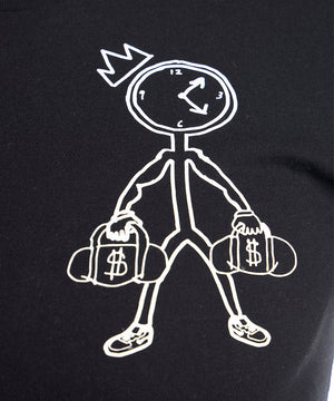 Time is Money Round Bottom T-shirt DESIGNED BY THE STREETS